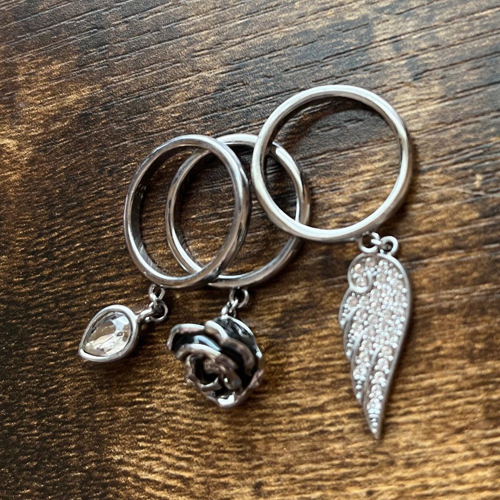 Swarovski Stackable Ring Set - image 2